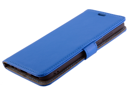 Synthetic Leather Wallet Case with Stand for Xiaomi Mi A1 - Blue