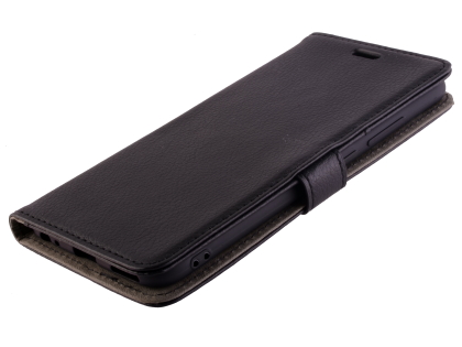 Synthetic Leather Wallet Case with Stand for Xiaomi Mi A1 - Black