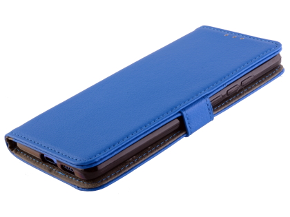 Synthetic Leather Wallet Case with Stand for Xiaomi Mi 9T - Blue