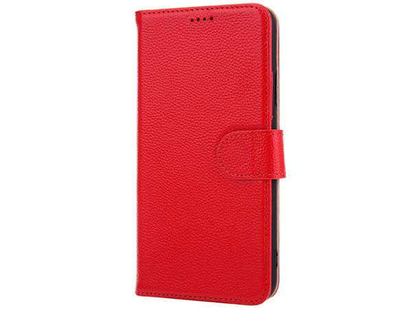Premium Leather Wallet Case for Apple iPhone 11 - Red