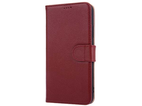 Premium Leather Wallet Case for Apple iPhone 11 - Rosewood