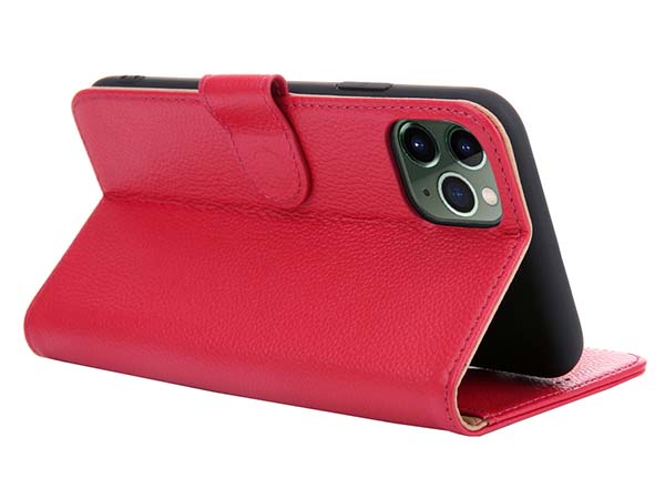 Premium Leather Wallet Case for Apple iPhone 11 Pro - Pink