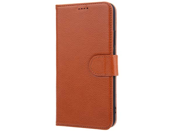Premium Leather Wallet Case for Apple iPhone 11 Pro - Caramel