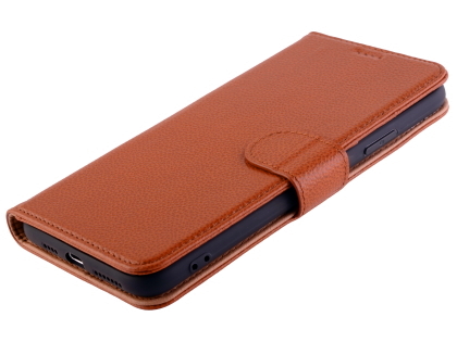 Premium Leather Wallet Case for Apple iPhone 11 Pro Max - Caramel