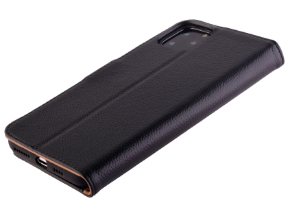 Premium Leather Wallet Case for Apple iPhone 11 Pro Max - Black Leather Wallet Case