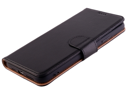 Premium Leather Wallet Case for Apple iPhone 11 Pro Max - Black
