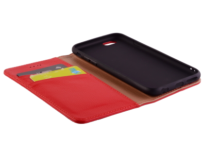 Premium Leather Wallet Case for iPhone 6s/6 - Red