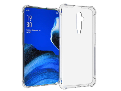 Gel Case with Bumper Edges for OPPO Reno2 Z - Clear Soft Cover