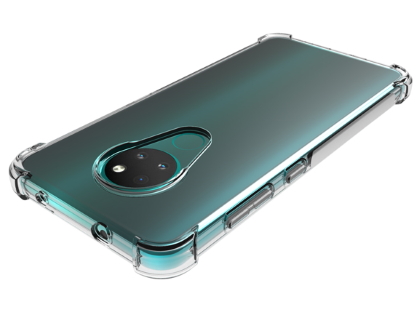 Gel Case with Bumper Edges for Nokia 7.2 - Clear Soft Cover