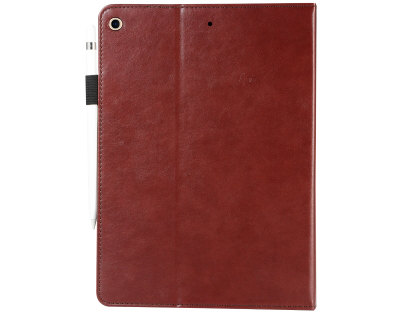 Synthetic Leather Flip Case with Stand for iPad 7th Gen - Rosewood