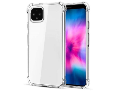 Gel Case with Bumper Edges for Google Pixel 4 - Clear Soft Cover