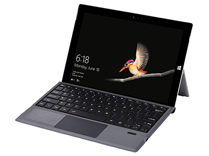 Smart Bluetooth Keyboard for Microsoft Surface Pro 3-7 - Black Keyboard
