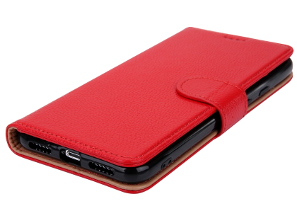 Premium Leather Wallet Case for Google Pixel 4XL - Red