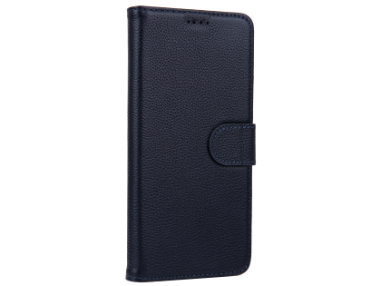 Premium Leather Wallet Case for Google Pixel 4 - Midnight Blue