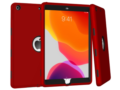 Impact Case for iPad 7/8th Gen - Red/Black