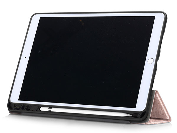 Synthetic Leather Flip Case with Stand for iPad Pro 10.5 - Rose Gold