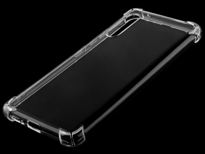 Gel Case with Bumper Edges for Samsung Galaxy A90 5G - Clear Soft Cover