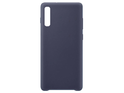 Silicone Case for Samsung Galaxy A90 5G - Midnight Blue Soft Cover