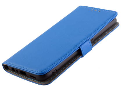 Synthetic Leather Wallet Case with Stand for OPPO A5 2020 - Blue