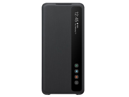 Genuine Samsung Galaxy S20+ Smart Clear View Cover - Black Genuine Samsung Galaxy S20+ Smart Clear View Cover - Black