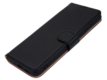Premium Leather Wallet Case for Samsung Galaxy S20 Ultra - Black