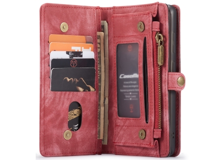 CaseMe 2-in-1 Synthetic Leather Wallet Case for Samsung Galaxy S20 - Pink/Blush