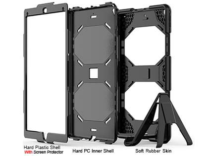 Rugged Case for Apple iPad Pro 12.9 (1st & 2nd Gen) - Classic Black