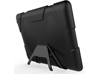 Rugged Case for Apple iPad 2/3/4 - Classic Black Impact Case