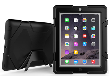 Rugged Case for Apple iPad 2/3/4 - Classic Black