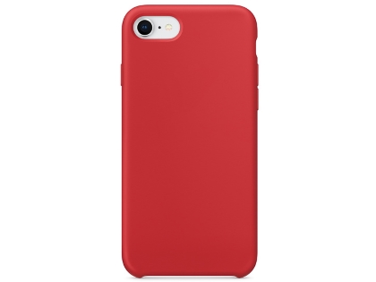 Silicone Case for Apple iPhone SE 2 / SE 3 - Red Soft Cover