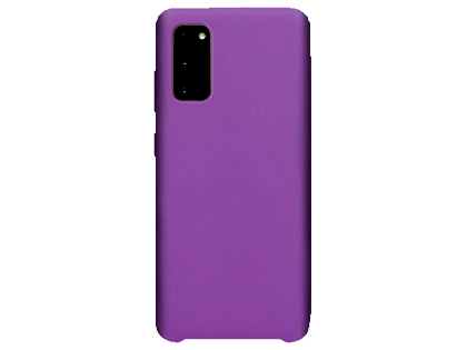 Silicone Case for Samsung Galaxy S20 - Purple Soft Cover