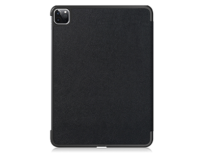 Premium Slim Synthetic Leather Flip Case with Stand for iPad Pro 11 (2020) - Black