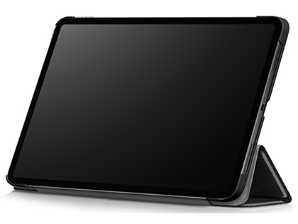 Premium Slim Synthetic Leather Flip Case with Stand for iPad Pro 11 (2020) - Black