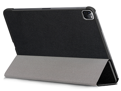 Premium Slim Synthetic Leather Flip Case with Stand for iPad Pro 11 (2020) - Black