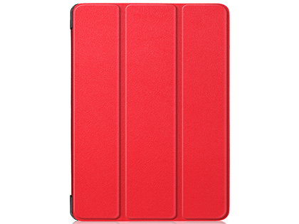 Premium Slim Synthetic Leather Flip Case with Stand for iPad Pro 11 (2020) - Red