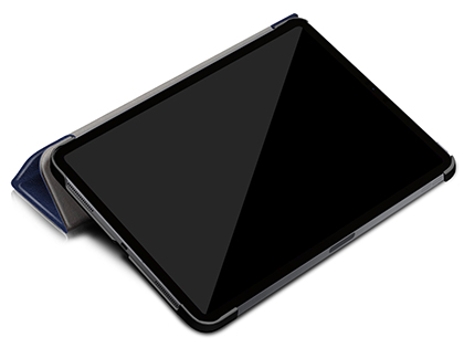 Premium Slim Synthetic Leather Flip Case with Stand for iPad Pro 11 (2020) - Midnight Blue