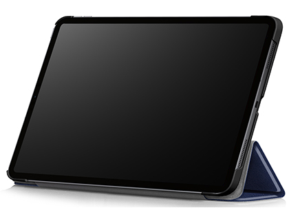 Premium Slim Synthetic Leather Flip Case with Stand for iPad Pro 11 (2020) - Midnight Blue