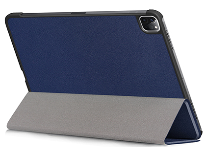 Premium Slim Synthetic Leather Flip Case with Stand for iPad Pro 11 (2020) - Midnight Blue