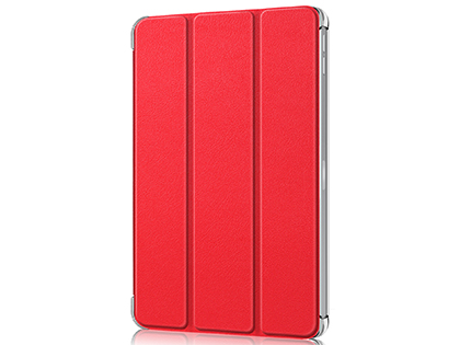 Premium Slim Synthetic Leather Flip Case with Stand for iPad Pro 12.9 (2020) - Red