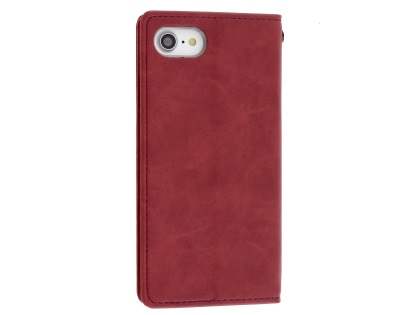 Mercury Goospery Blue Moon Wallet Case for iPhone SE 2 / SE 3 - Burgundy