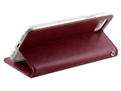 Mercury Goospery Blue Moon Wallet Case for iPhone SE 2 / SE 3 - Burgundy