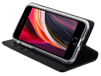 Mercury Goospery Blue Moon Wallet Case for iPhone SE 2 / SE 3 - Black