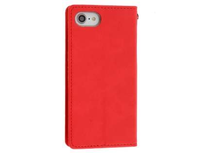 Mercury Goospery Blue Moon Wallet Case for iPhone SE 2 / SE 3 - Red