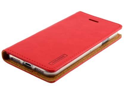 Mercury Goospery Blue Moon Wallet Case for iPhone SE 2 / SE 3 - Red