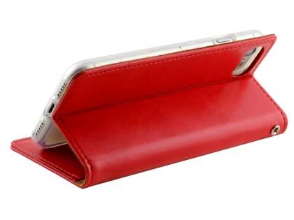 Mercury Goospery Blue Moon Wallet Case for iPhone SE 2 / SE 3 - Red