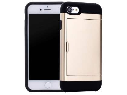 Impact Case with Card Pocket for iPhone SE 2 / SE 3 - Gold