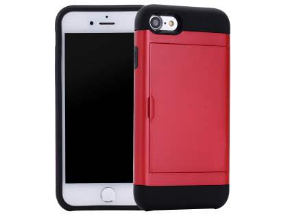 Impact Case with Card Pocket for iPhone SE 2 / SE 3 - Red Impact Case with Card Pocket for iPhone SE 2 / SE 3 - Red
