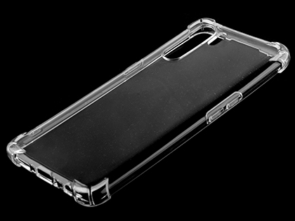 Gel Case with Bumper Edges for OPPO A91 - Clear