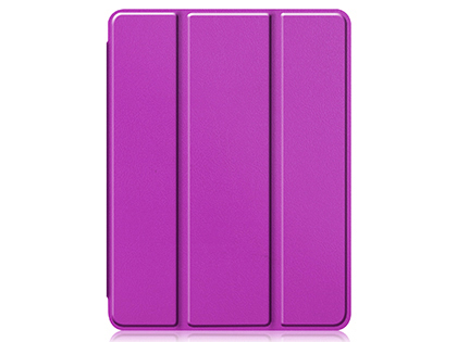 Premium Slim Synthetic Leather Flip Case with Stand for iPad Pro 11 (2020) - Purple