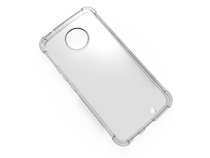 Gel Case with Bumper Edges for Motorola Moto Z3 Play - Clear Soft Cover